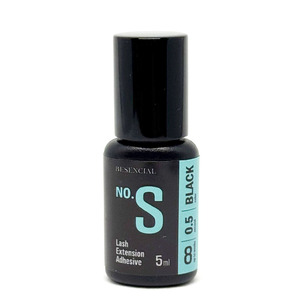 Besencial # Adhesivo para Extensiones de Pestañas S Black, Resistente al Agua, 5 ml, Secado Rápido en 0.5s, Fijación Fuerte, Retención de 8 Semanas, Pegamento Profesional para Pestañas - Product Image 1
