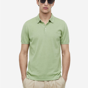 Camisetas de golf 100% algodón para hombre, camisetas polo lisas de manga corta con logotipo bordado, camiseta polo para hombre a precio económico. - Product Image 1