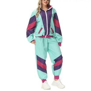 Chaqueta Deportiva Cortavientos para Mujer, al por Mayor, con Logotipo Personalizado, Multicolor, de Alta Calidad, Nuevo Diseño, Patrón Sólido, Estilo Vintage - Product Image 3