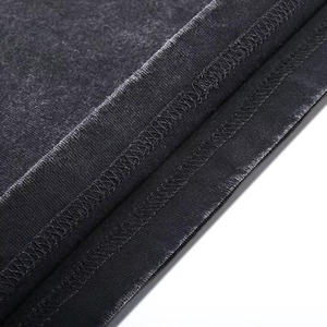 T-shirt vintage pour homme en coton biologique, coupe oversize, haute qualité, t-shirts vierges pour hommes - Product Image 3