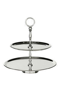 Support à gâteau à deux niveaux avec finition hautement polie et table confortable - Product Image 2