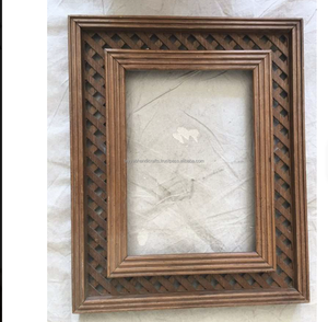 Nouveau cadre photo en bois artisanal, décoration rustique pour photos de mariage, photos de famille et cadeaux - Product Image 5