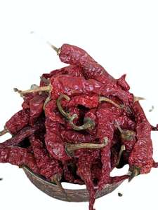 Chile Rojo Seco Medio Byadagi de Calidad Premium para Exportación con Tallo, Secado Naturalmente al Sol, Especias Indias Ligeramente Picantes para Curry Casero - Product Image 4
