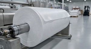 Tissu non tissé respirant en nylon spunbond écologique PA6 Polyamide en rouleau, voile composite, entoilage de filtration, sur mesure - Product Image 5