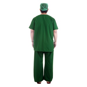 Hospital <b>Scrub</b> <b>Tops</b> Uniform Woven Polyester/Cotton Unisex - Product Image 3