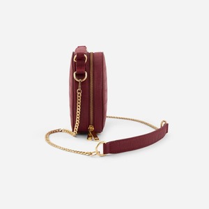 Bolso Bandolera de Mujer en Cuero Orgánico con Patrón de Cocodrilo, Diseño Esférico, un Compartimento, Forro de Yute, Duradero, Moderno, para Uso Diario - Product Image 2