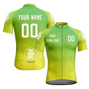 Jersey de Ciclismo Personalizado OEM, Nuevo Diseño Transpirable, 100% Poliéster, Impresión Digital, Manga Corta, Secado Rápido, 160g, Nombre del Equipo - Product Image 4
