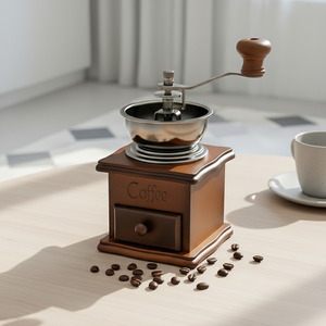 Molinillo de Café de Madera de Primera Calidad 3203036 con Recipiente Metálico - Product Image 4