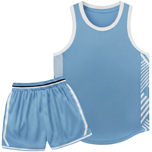 Conjunto de Camiseta y Pantalones Cortos de Baloncesto para Mujer, Transpirable, de Secado Rápido, Uniforme de Baloncesto de Malla, Traje Deportivo sin Mangas para Entrenamiento - Product Image 2
