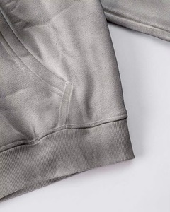 เสื้อฮู้ดซิปแบบสั่งทำพิเศษ ผ้าถักเนื้อนุ่ม ระบายอากาศได้ดี ผลิตจากผ้าฝ้าย 100% ล้างสีซีดแบบวินเทจ พิมพ์ลายสกรีน ยูนิเซ็กส์ - Product Image 5