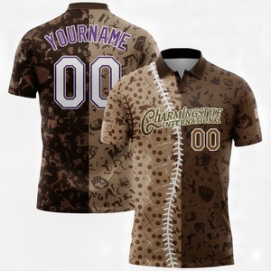 เสื้อโปโลทรงเข้ารูปผ้าโพลีเอสเตอร์ขนาดใหญ่พิเศษ พิมพ์ลายดิจิทัลโลโก้แบบกำหนดเอง คุณภาพสูง ระดับพรีเมียม ด้วยเทคนิคการพิมพ์แบบซับลิเมชั่น - Product Image 4