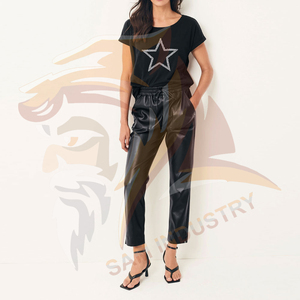 Camiseta de Manga Corta Holgada Informal para Mujer, Camiseta de Jersey Transpirable de Verano, Totalmente Personalizable - Product Image 3