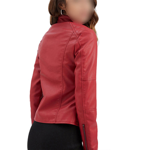 ราคาขายส่งลดพิเศษ เสื้อแจ็คเก็ตหนังแท้สำหรับผู้หญิง สีสันหลากหลาย ขายดี ผลิตตามสั่งได้ทุกแบบ - Product Image 2