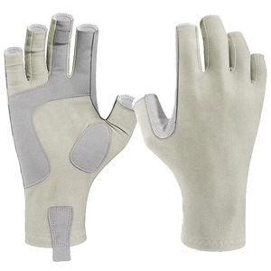 Gants de pêche d'été imperméables OEM pour sports de plein air, logo personnalisé, matériau polyester, prix de gros, service d'usine - Product Image 5