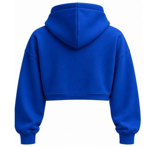 เสื้อฮู้ดครอปผู้หญิง Sigma Gamma Rho สีน้ำเงินรอยัล ลายกรีกแบบกำหนดเอง เสื้อฮู้ดแบบสวมหัว สตรีทแวร์สำหรับชมรมนักศึกษา - Product Image 2