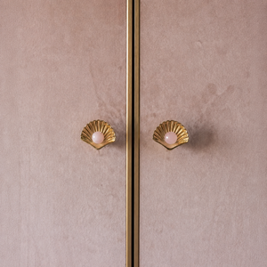 Handcrafted Solid Brass Capsule <b>Cabinet</b> <b>Knob</b> Brushed <b>Gold</b> Modern Drawer Pull Wardrobe Door Handle Furniture Hardware Decor - Product Image 6