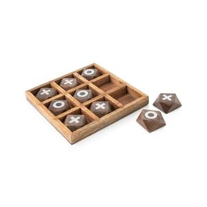 Juego de Mesa Decorativo de Madera Natural Tic Tac Toe, Juego de Madera para Niños para Jugar en Interiores y Accesorios, Precio al por Mayor - Product Image 3