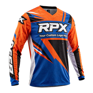 Nuevo Diseño Personalizado, Jersey de Motocross Transpirable, Ropa de Carreras de Motos y Automóviles, Prenda Transpirable y Económica - Product Image 4