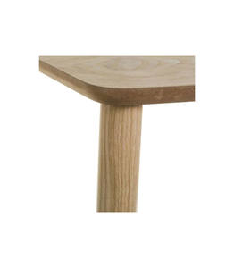 Table basse moderne convertible de luxe pour salon, style nordique, en bois massif, table basse carrée minimaliste moderne - Product Image 5