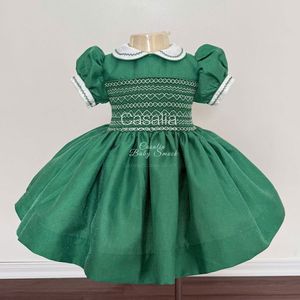 Conjunto de Falda y Camisa Casalia para Niñas, con Bordado Floral, Cuello Peter Pan, Manga Abullonada, 100% Algodón - Product Image 3