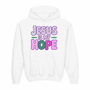 เสื้อฮู้ด Jesus Is King Revival สำหรับผู้ชาย ผู้หญิง และวัยรุ่น ผ้าฝ้ายฟลีซ ล้างสีแบบแอซิดวอช ปักลายตามสั่ง ขายส่ง - Product Image 5