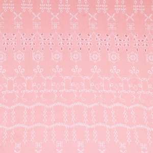 Oferta especial: Tela de punto jersey transpirable y ligera con estampado de ojal y bordado, ideal para vestidos de niñas y mujeres. - Product Image 3