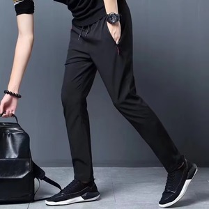 Relaxed And Comfortable Fit Men <b>Trousers</b> With Elastic Waistband And <b>Drawstrings</b> For Comfort Casual Design With Custom Logo 2026 - Product Image 2