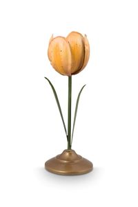 Antique Gold Metal Flower Candlestick Holder Decorative Floral Candle Stand for <b>Table</b> Centerpiece Event Decor - Product Image 2