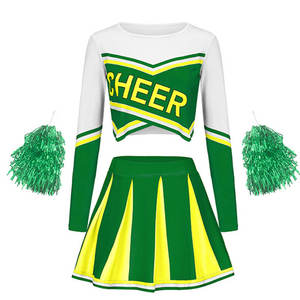 ชุดยูนิฟอร์มเชียร์ลีดเดอร์ดีไซน์ใหม่ปี 2026 คุณภาพดีที่สุด ชุดแฟนซีฮาโลวีนพร้อมพู่ห้อย - Product Image 5