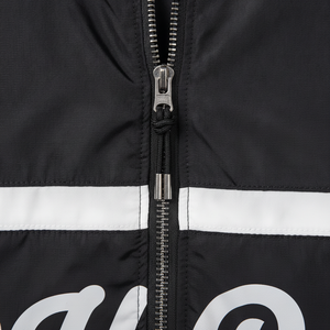 Ensemble de survêtement ADH noir à manches longues et demi-zip, short sportif, séchage rapide, polyester, unisexe adulte, pour le printemps - Product Image 5