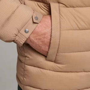 Veste d'hiver en coton 100% de style streetwear avec logo personnalisé sur le devant, veste rembourrée en coton de haute qualité, best-seller - Product Image 6