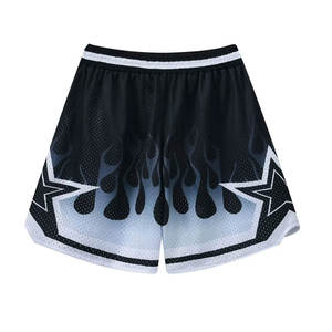 กางเกงขาสั้นผู้ชายขายส่งราคาพิเศษ ลายดอกไม้เต็มตัว กางเกงกีฬาแบบสั่งทำ กางเกงรัดรูป กางเกงตาข่าย พร้อมโลโก้สั่งทำ - Product Image 2