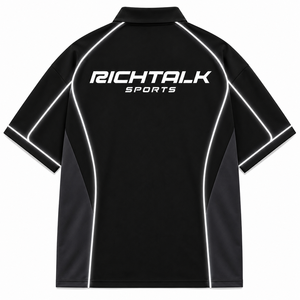 Men's Black Short Sleeve for <b>Shirt</b> Quick Dry Soft Street Style Letter Print Sporty Casual Summer Wear - Product Image 2
