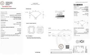 Diamant de laboratoire certifié IGI, jaune vif fantaisie, 6 carats, taille radiant, clarté VS, prix de gros - Product Image 2