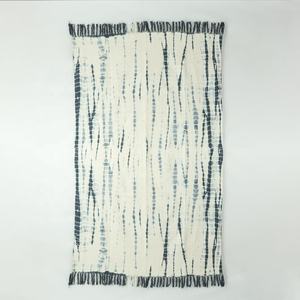 Jeté en coton fait main, teinture tie-dye, couleurs vibrantes et qualité durable pour la décoration de la maison et des meubles - Product Image 3