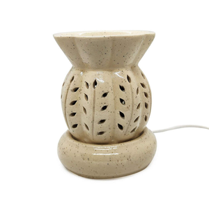 Diffuseur d'arômes en céramique, lampe brûle-huile électrique |   Diffuseur de parfum artisanal pour la relaxation et la décoration de la maison, idée cadeau - Product Image 1