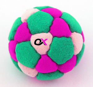 Oxva Industries Wholesale Custom PU Mini Foot Bag Unisex Soft Toy Ball <b>Sack</b> Cheap Mini Foot Bag - Product Image 6