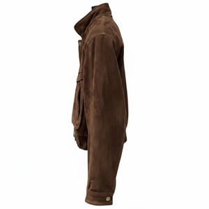 Nuevas Chaquetas de Cuero de Gamuza con Logotipo Personalizado RTS para Mujer, Producto de Moda, Chaqueta Vintage, Ropa Urbana, Prendas Exteriores Clásicas para Mujer - Product Image 3