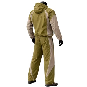 Customized Manufacture Tracksuit Splice Color <b>Black</b> Tracksuit Nylon Polyester Streetwear <b>Windbreaker</b> Nylon Tracksuit Men 2027 - Product Image 3