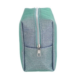 Luxury Glitter Cosmetic Pouch Travel Makeup Organizer Bag Waterproof Zipper <b>Toiletry</b> <b>Storage</b> Case Custom Logo Wholesale - Product Image 2