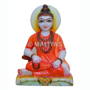 รูปปั้นพระสตรีภา พระศรีวัลลาภะ ทำจากหินอ่อน |   ผู้ผลิตหินอ่อนรูปพระพุทธรูปสตรีปาดา สรีวัลลาภะ – มาลียาส - Product Image 1