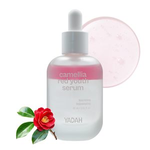 Sérum pour le visage YADAH Camellia Red Youth, éclaircissant, nourrissant, rajeunissant, 30 ml, huile de camélia, soin quotidien de la peau, fabriqué en Corée - Product Image 1