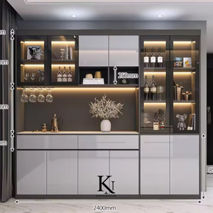 Hot Quality Wine Cabinet Luxurious Modern cabinet for <b>displaying</b> wine and <b>other</b> <b>accessories</b> living room dining room Application - Product Image 1
