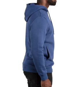 2024 Men's 100% Cotton 380gsm Fleece <b>Hoody</b> Sweatshirt Boxy Fit No <b>String</b> <b>Hoodie</b> with Embossed Print and Pocket XS Size - Product Image 2