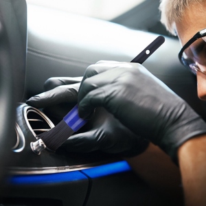 ชุดแปรงขัดรายละเอียดรถยนต์26ชิ้นชุดทำความสะอาดภายในรถภายนอกรถชุดเจาะแปรงขัดฟองน้ำสำหรับล้อแผงหน้าปัดภายใน - Product Image 3