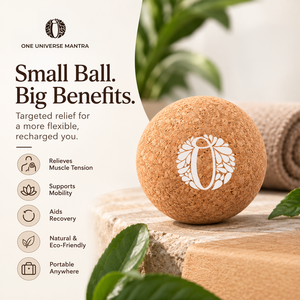 ลูกบอลนวดคอร์ก One Universe Mantra  แบบพกพา เป็นมิตรกับสิ่งแวดล้อม บรรเทาอาการปวดเมื่อย - Product Image 1