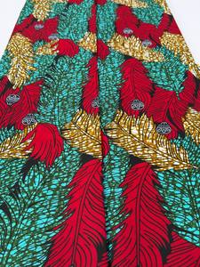 Tela de Algodón Estampada con Cera Africana Premium Freetown, Material Lujoso para Vestidos Elegantes, Ropa Tradicional y Decoración del Hogar - Product Image 3