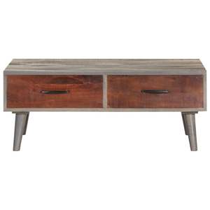 โต๊ะกาแฟไม้มะม่วงเนื้อหยาบสีเทากลาง - Product Image 3