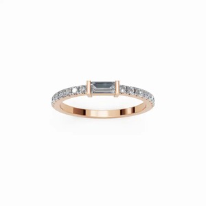 Moissanite Luxury <b>Statement</b> <b>Ring</b> in Sterling <b>Silver</b> Bold Men's Fine Jewelry Piece Featuring Central Baguette-Cut Solitaire Set - Product Image 1