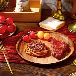 High Quality Eco-Friendly Modern Round Wooden Engraved Serving <b>Plate</b> Handmade Shiny Polished for Home Parties Use Customizable - Product Image 6